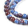 Baking Paint Glass Beads Strands DGLA-N003-4mm-C10-4