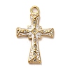 Real 18K Gold Plated 304 Stainless Steel Pendants STAS-M331-02A-G-1
