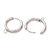 201 Stainless Steel Hoop Earring Findings SA-CBA9743-02P-A-2