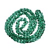 Transparent Glass Beads Strands GLAA-Q118-01A-B05-2