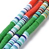 Handmade Polymer Clay Bead Strands CLAY-C003-04E-1