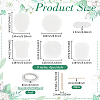 30Pcs 5 Styles Paper Hand Held Fan DIY-CU0001-02-2