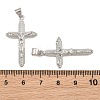 Easter Brass Micro Pave Clear Cubic Zirconia Pendants CU-CBADC6C-09P-03-3