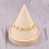 Brass Link Chain Bracelets for Women BJEW-L707-04G-04-2