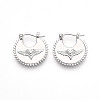 Brass Clip-on Earring for Women KK-T074-59P-1