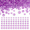 300Pcs Frosted Transparent Glass Beads GLAA-TA0002-78A-1