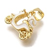 Rack Plating Brass Enamel Pendants KK-I720-16G-01-2