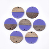 Resin & Walnut Wood Links connectors RESI-S367-02D-15-1