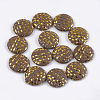 Handmade Straw Woven Cabochons WOVE-S119-03A-01-1