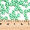 Imitation Jade Glass Seed Beads SEED-Z001-A-B10-4