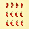 12Pcs 2 Styles Alloy Enamel Pendants FIND-FS0002-62-7