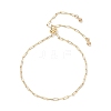 Adjustable Brass Slider Bracelets BJEW-JB12327-2