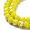 Opaque Glass Beads Strands EGLA-A035-P6mm-L04-3