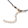 Natural Howlite Beaded Necklaces NJEW-JN03099-02-3