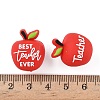 Teachers' Day Themes Silicone Beads SIL-I013-01A-3