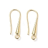 Brass Earring Hooks Findings X-KK-M157-03G-NR-2