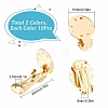 20Pcs 2 Colors 304 Stainless Steel Clip on Earring Pads STAS-SC0004-25-2