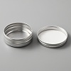 Aluminium Shallow Round Candle Tins AJEW-WH0312-58D-3