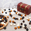 Gorgecraft 200Pcs 4 Colors Natural Wood Beads WOOD-GF0002-03-4