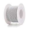 Iron & ABS Plastic Imitation Pearl Tennis Chains CH-Q006-01A-16-2