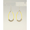 Fashion CCB Plastic Earrings X-EJEW-JE00655-05-1