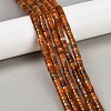 Dyed Natural Agate Beads Strands G-U030-B01-06-1