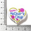  Mother's Day Silicone Focal Beads SIL-P007-B03-3