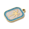 304 Stainless Steel Enamel Pendants STAS-I322-83G-B-2