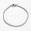 Tarnish Resistant 316 Surgical Stainless Steel Venetian Chains Bracelets BJEW-JB01965-1