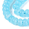 Imitation Jade Crackle Glass Beads Strands GLAA-Q108-05A-A03-3