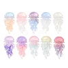 Luminous Ocean Transparent Resin Cabochons CRES-L045-02E-3