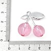 Alloy & Acrylic Pendants PALLOY-S053-01P-C-3