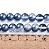 Baking Paint Transparent Glass Beads X1-DGLA-N011-10mm-08-4