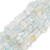 Raw Rough Natural Aquamarine Beads Strands G-I283-G08-02-1