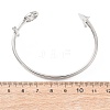 316 Surgical Stainless Steel Cuff Bangles BJEW-C142-10AS-5