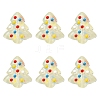 6Pcs Handmade Bumpy Glass Beads Strands LAMP-FS0001-16D-1