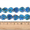 Handmade Millefiori Glass Beads Strands LAMP-T021-29C-4