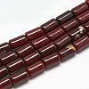 Natural Red Jasper Beads Strands G-T078-08-1