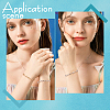6Pcs 3 Color 304 Stainless Steel Dolphin Link Bracelets Set for Women BJEW-UN0001-23-6