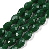 Opaque Solid Color Imitation Jade Beads Strands EGLA-N013-P8mm-D04-1