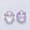 Transparent Spray Painted Glass Beads GLAA-S190-005A-05-2