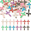  32Pcs 8 Colors CCB Plastic Pendants KY-TA0001-24-1
