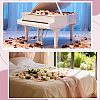 300Pcs Polyester Artificial Rose Flower Petals FIND-CN0002-43C-6