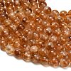 Hearted Natural Citrine Beads Strands G-L663-A02-10mm-4