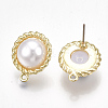 Alloy Stud Earring Findings X-PALLOY-T065-32-2