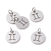 304 Stainless Steel Charms STAS-Q201-T445-3S-1