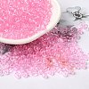 Transparent Colours Glass Seed Beads SEED-P007-02A-08-1