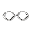 Non-Tarnish 316 Surgical Stainless Steel Hoop Earrings for Women EJEW-P274-18B-P-1