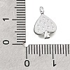 UV Plating Alloy Crystal Rhinestone Pendants RB-CBAD37D-04P-3
