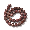 Natural Rhodonite Round Bead Strands G-J302-10-12mm-01-4